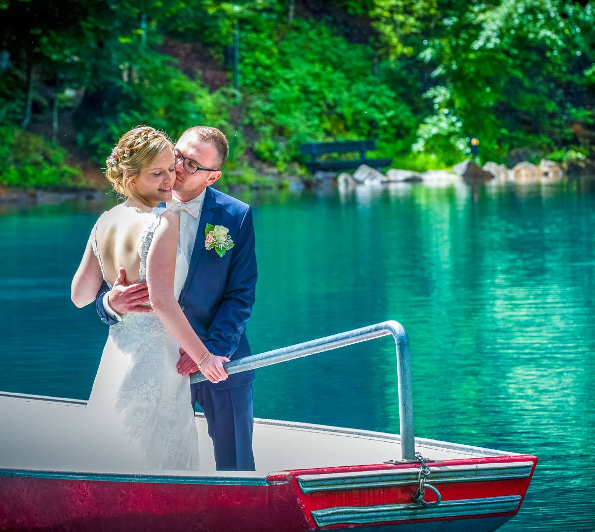Hochzeit am Blausee Schweiz