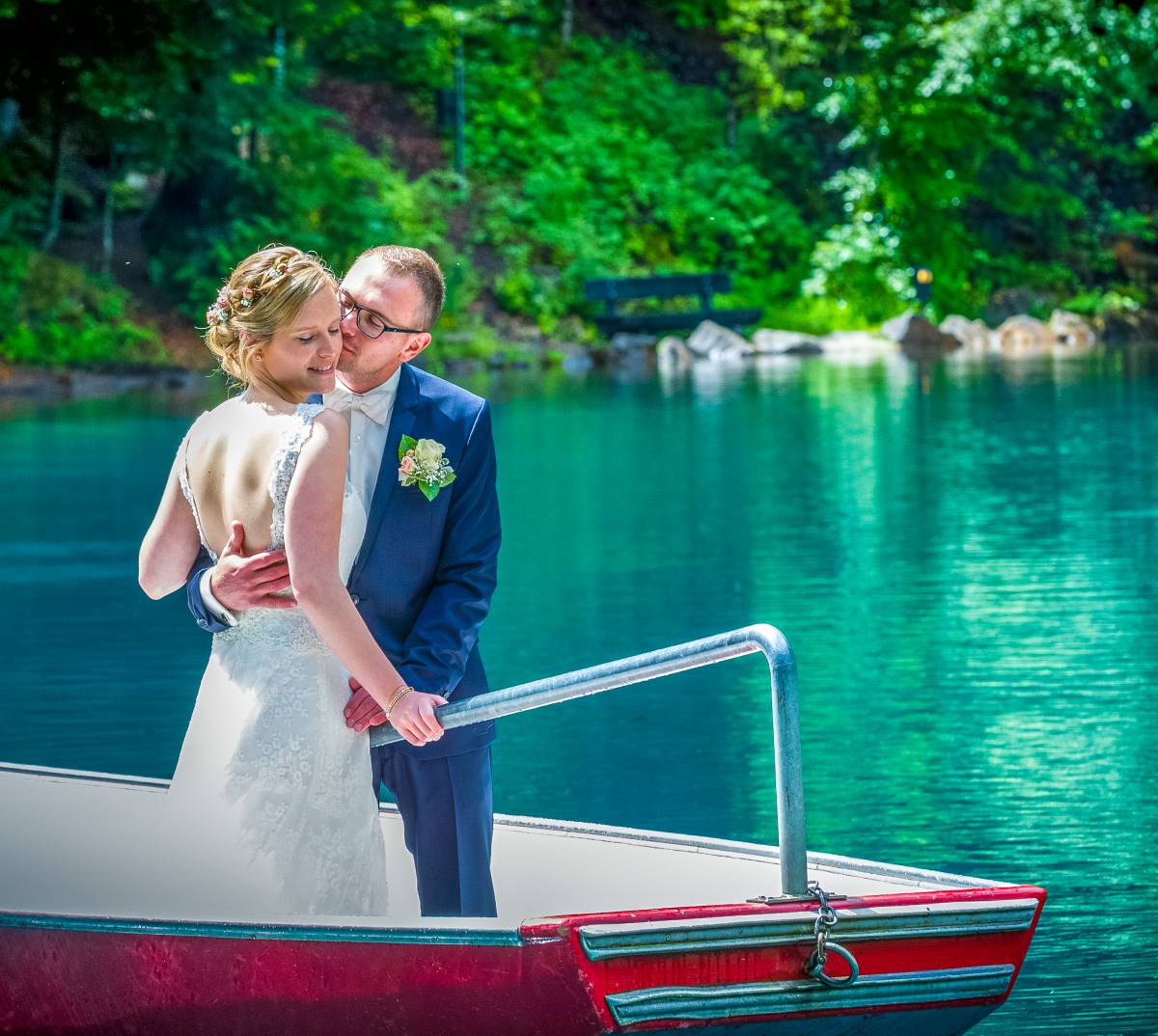  Mariage au Blausee (Suisse)